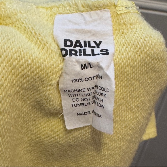 RARE Daily Drills Lemonade Yellow Boxer Super Shorts Size M - Picture 4 of 6